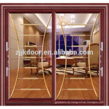 JK-AW9115 Lujo hecho en China puertas correderas de cristal interiores